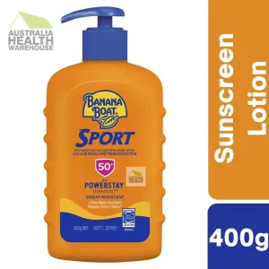 [Expiry: 12/2026] Banana Boat Sport Sunscreen SPF 50  Lotion 400g