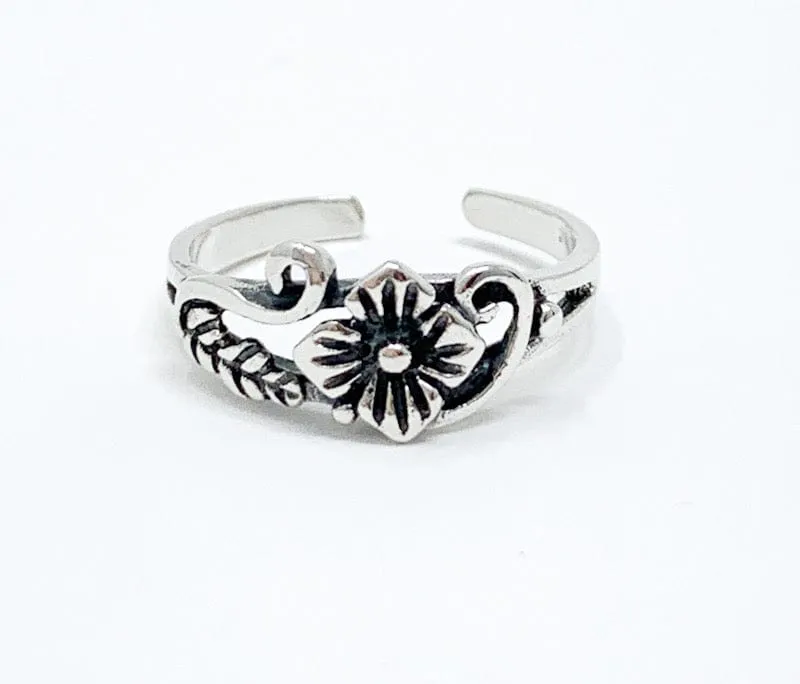 Flower Toe Ring