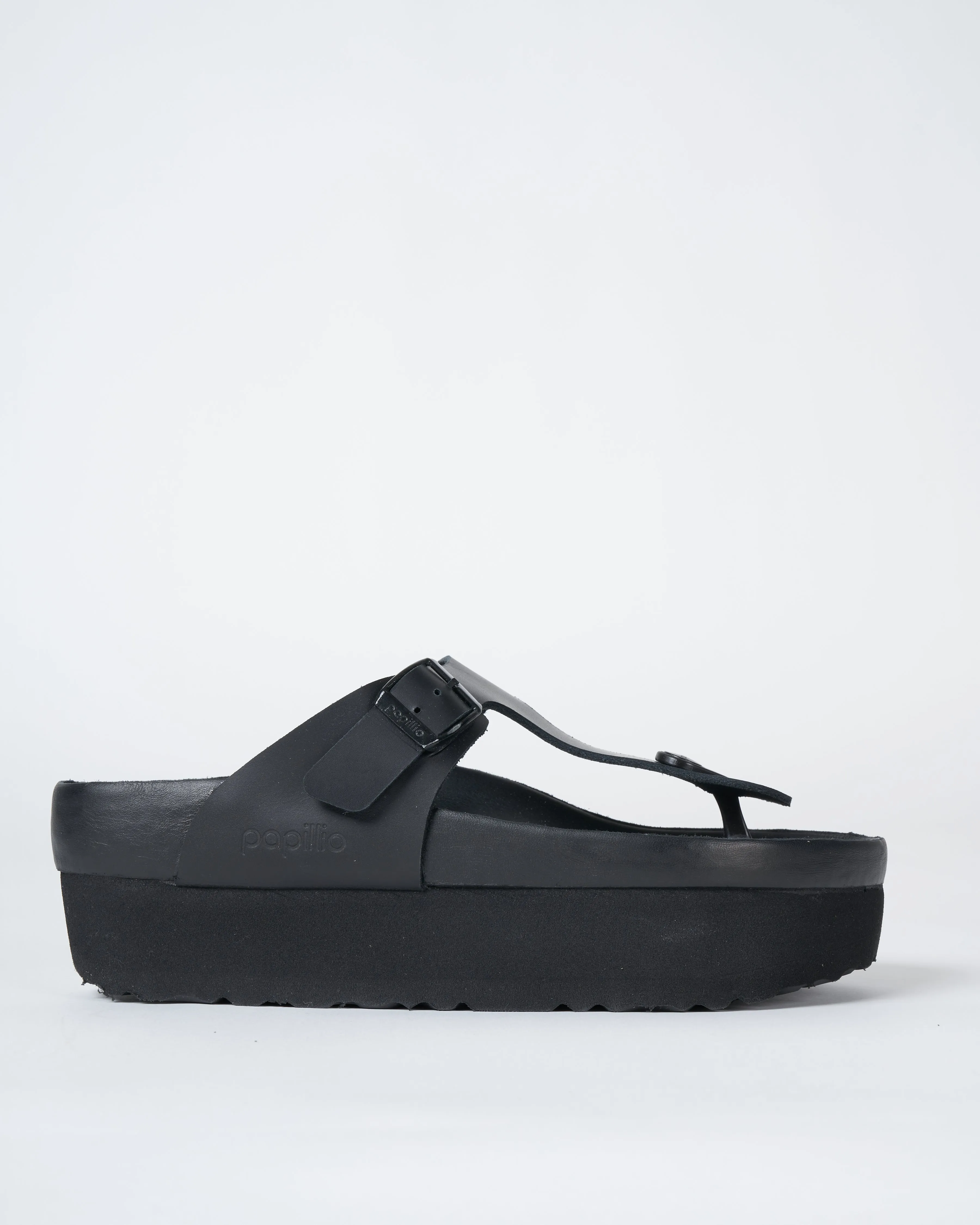 gizeh papillio sandal - black leather