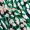 Green and Pink Printed V Neck Belted Jumpsuit