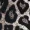 Grey Animal Printed Ruched Tie Dress