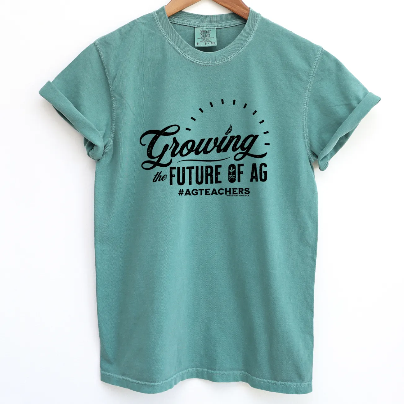 Growing The Future Of Ag #AGTeachers ComfortWash/ComfortColor T-Shirt (S-4XL) - Multiple Colors!