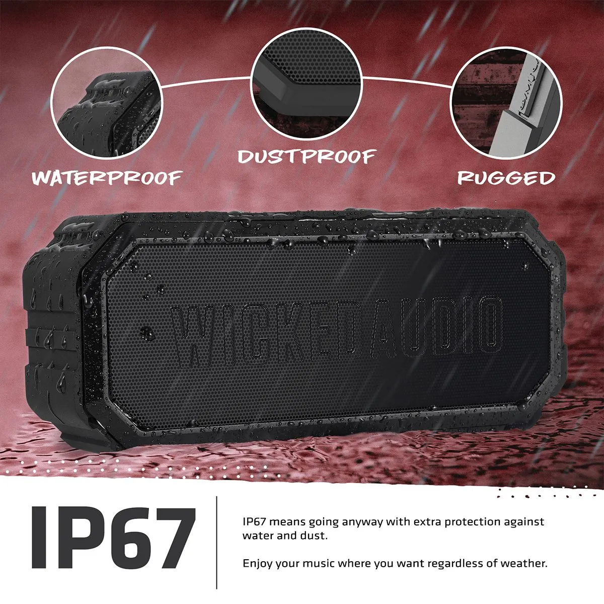 Growl Rugged Bluetooth Speaker