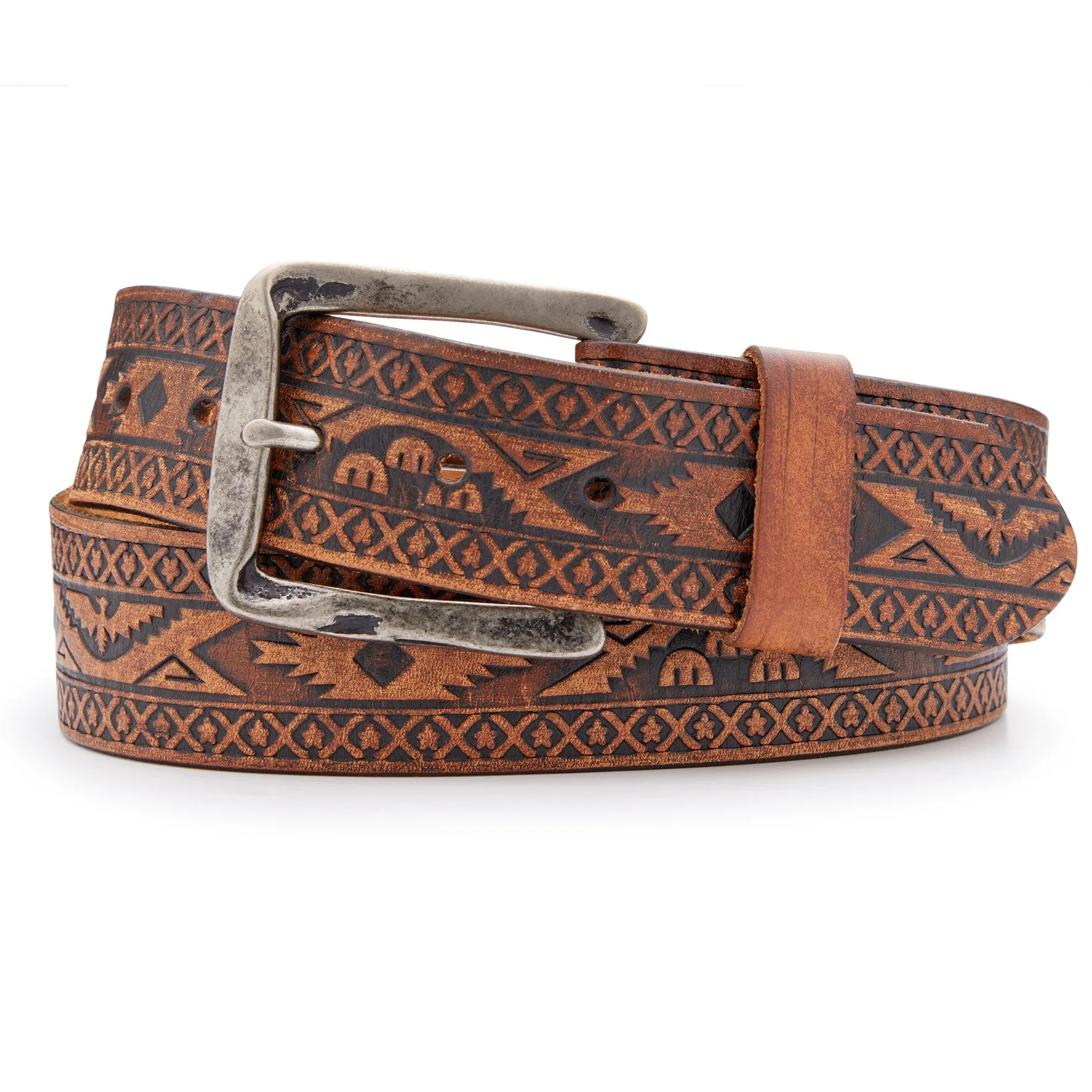 Hand Tooled Southwestern Belt