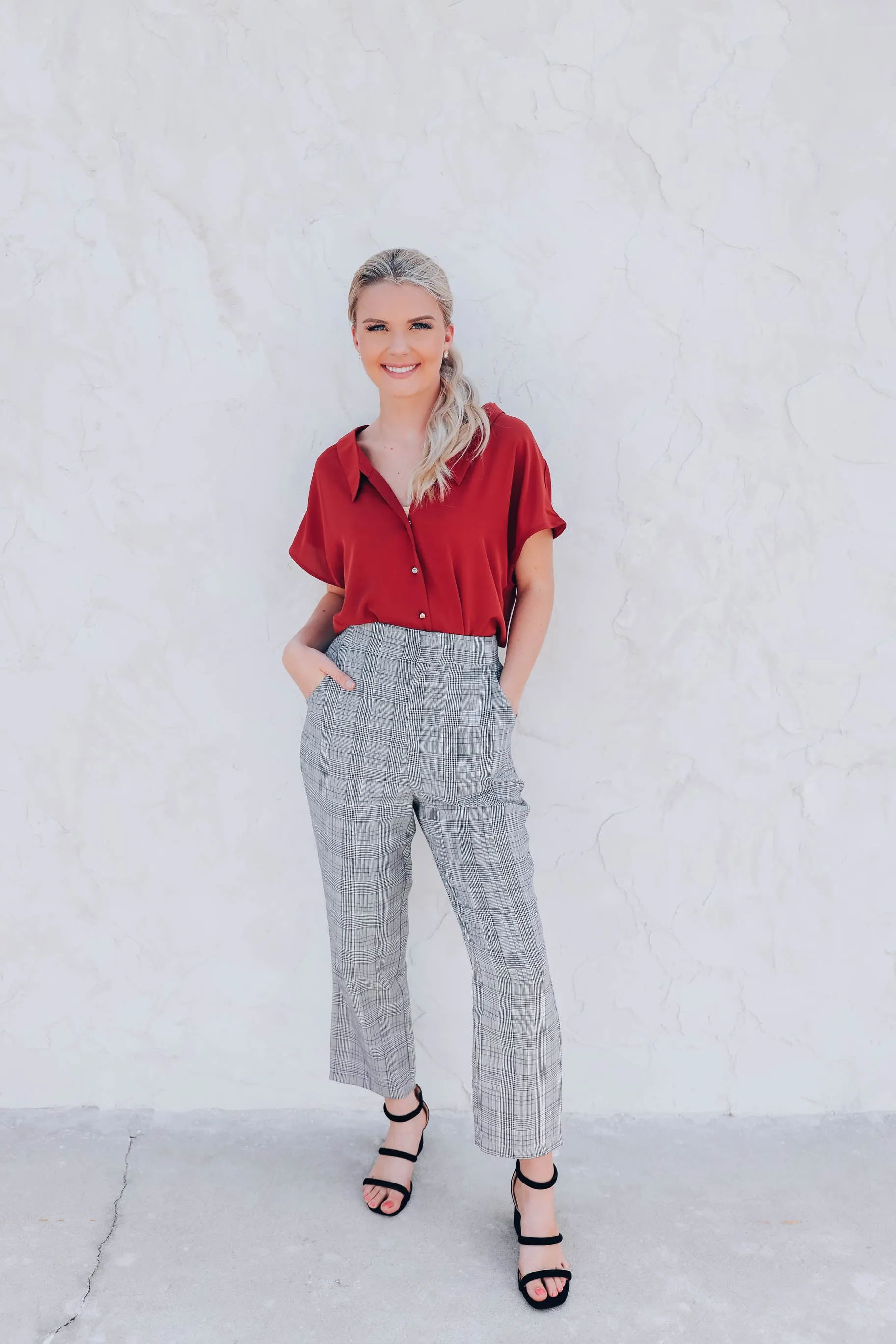 I'm The Boss Plaid Pants