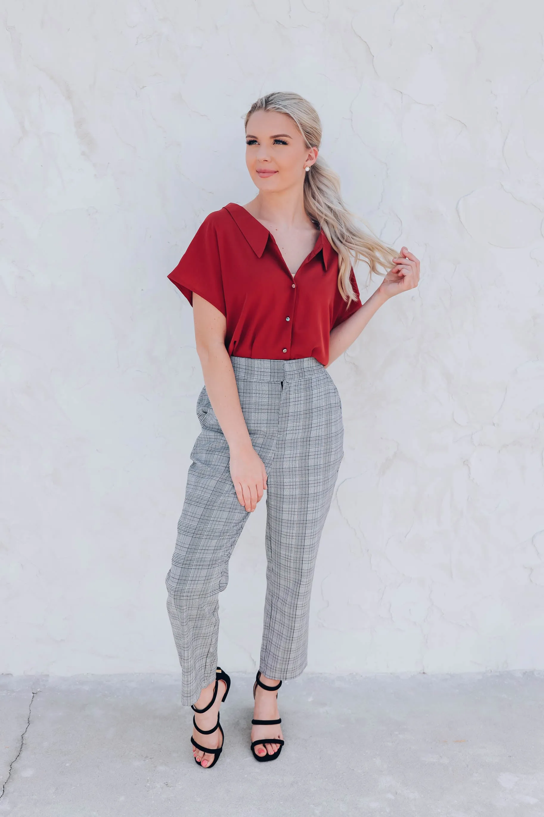 I'm The Boss Plaid Pants