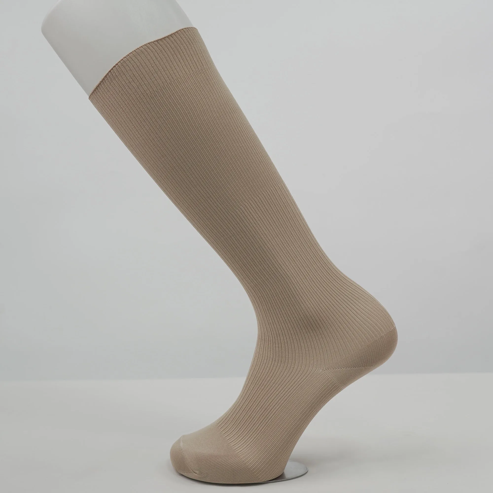 Knee High Flight Compression Socks (Closed Toe) - CCL2 - 23-32mmHg - Black or Beige