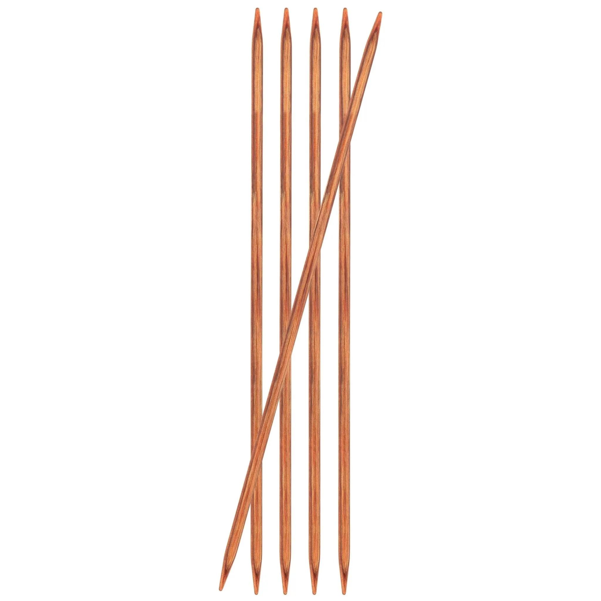Knit Pro - Double Pointed Knitting Needles - 15cm DPN's - Ginger - 4.5mm