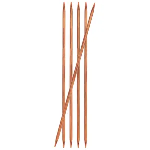 Knit Pro - Double Pointed Knitting Needles - 15cm DPN's - Ginger - 4.5mm