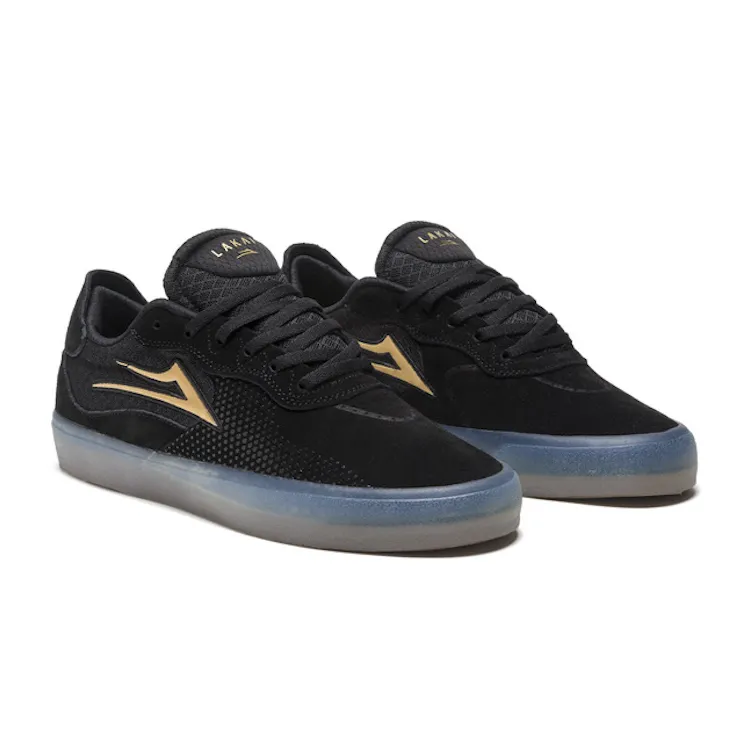 Lakai Essex Black/Gold Suede Shoes