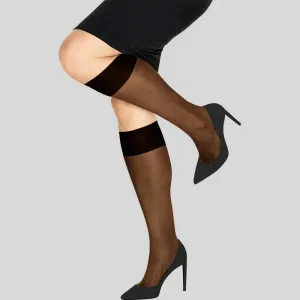 L'eggs Women's Plus Size Everyday 8 Pack Knee Highs. Q00K19