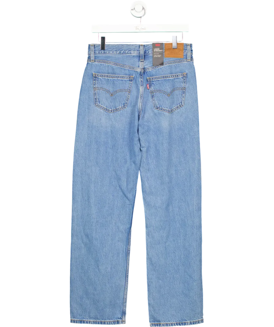 levis Blue Loose Straight Jeans W26