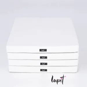 Lupit Crash Mat Square Multi-Use Premium White | 150 cm - 8 cm