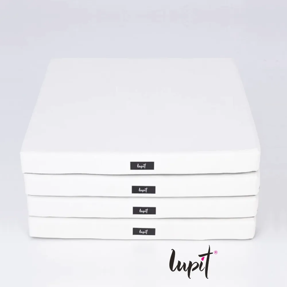 Lupit Crash Mat Square Multi-Use Premium White | 150 cm - 8 cm