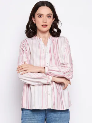 Madame Mandarin Collar Top
