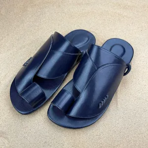 Mens Navy Blue Vegan Leather Sandals ~ SandCruisers ~ Traditional Arabian Sandals ~ Great for Outdoors, Beaches, Parks, Pools & Parties!
