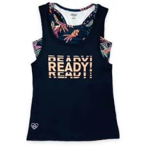 MID Active Sport Top And Bra Set: Size 7 to 14 Years
