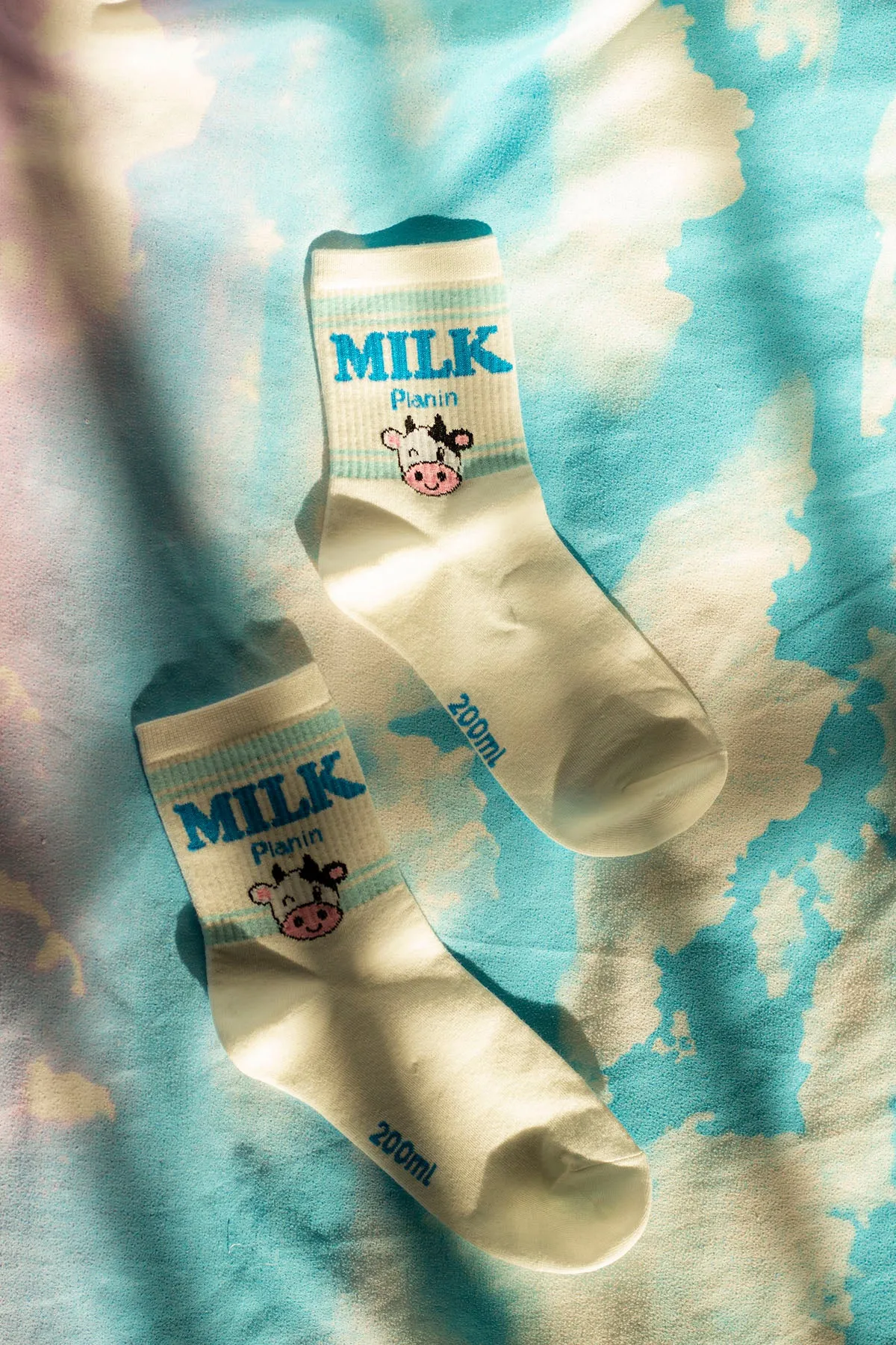 Milk Carton Socks