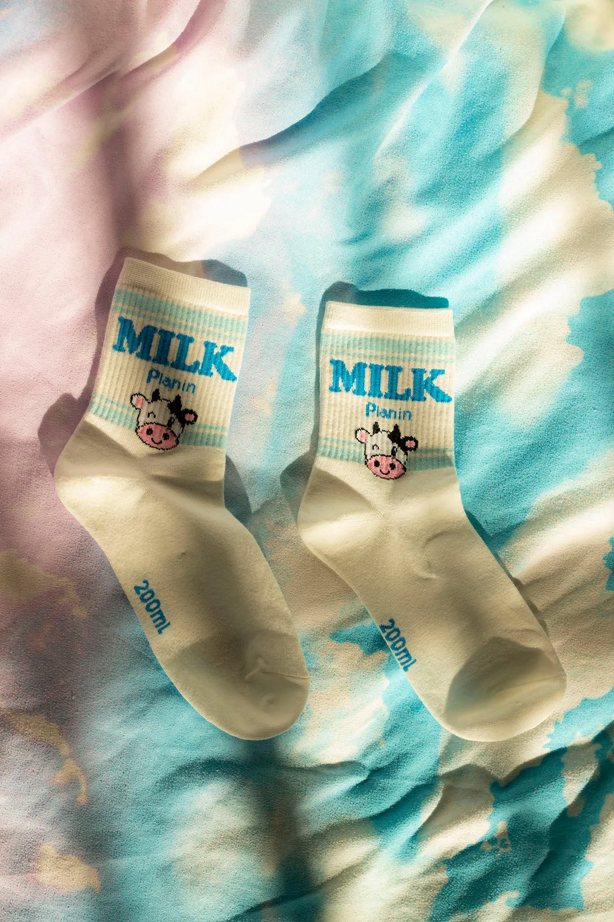 Milk Carton Socks