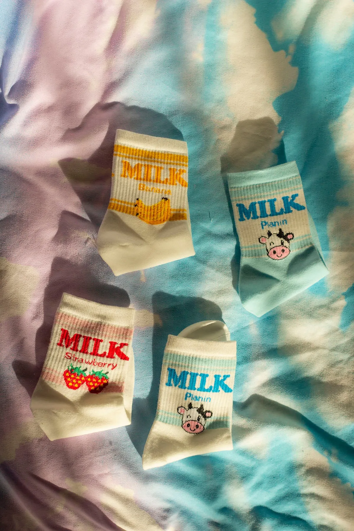 Milk Carton Socks