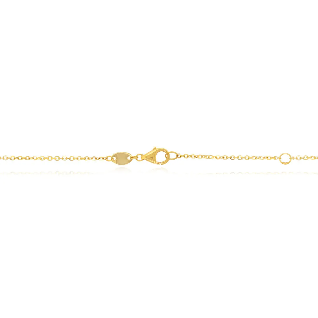 Mini Pink Pearl Clover Necklace