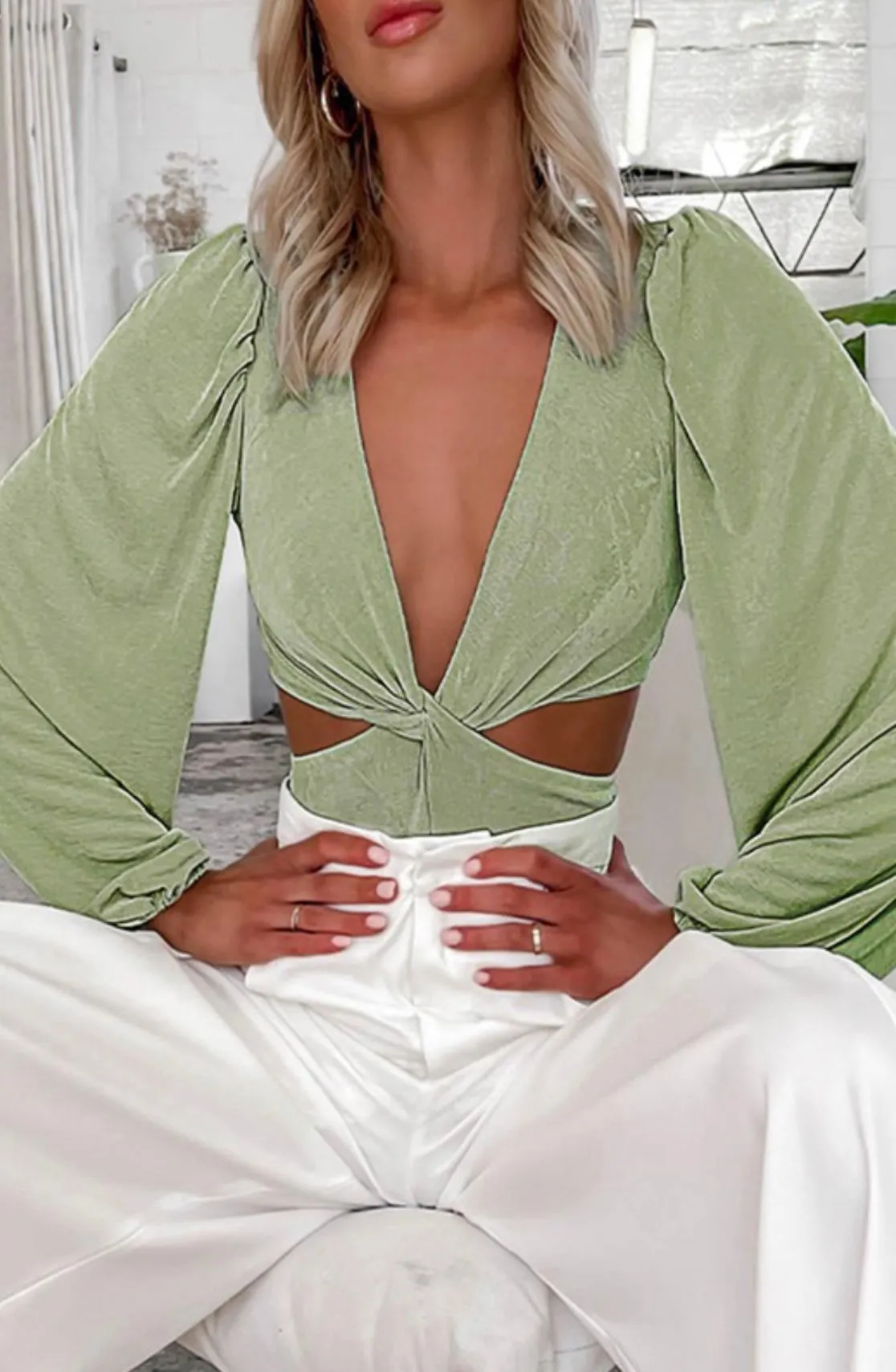 Mirage Sage Bodysuit // LAST ONE