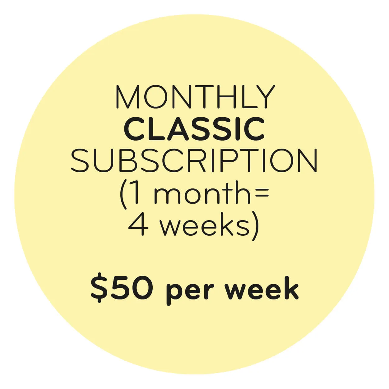 Monthly Classic Subscription 2023