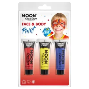 Moon Creations Face & Body Paint, Superhero
