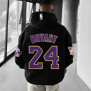 New Oversize Kobe Bryant Los Angeles Lakers Hoodie Sz XL Unbranded