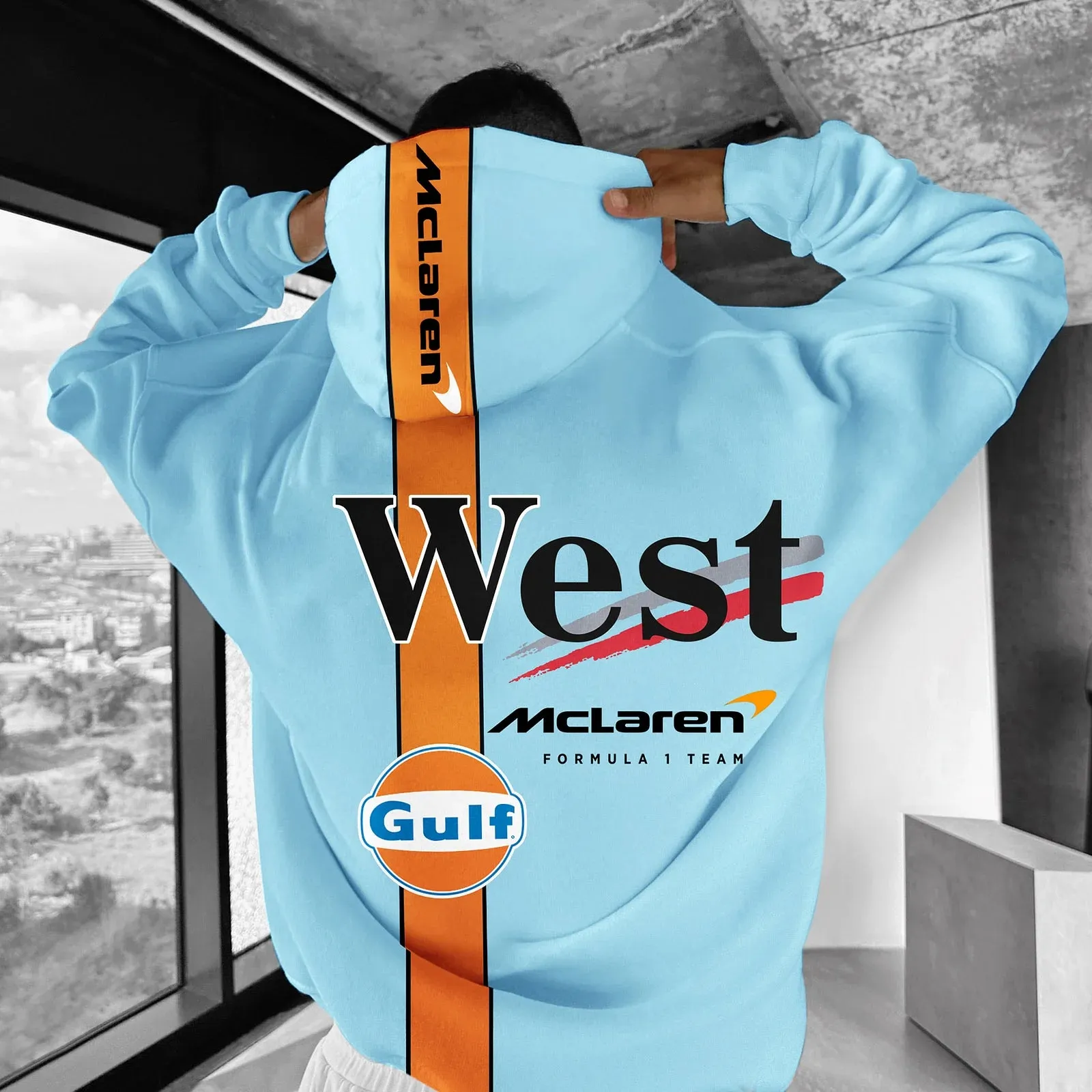 New Unisex Oversize 2023 F1 West Hoodie Sz 2X! Retails $55 US  Unlicensed