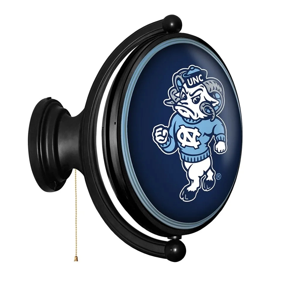 North Carolina Tar Heels: Mascot - Original Oval Rotating Lighted Wall Sign