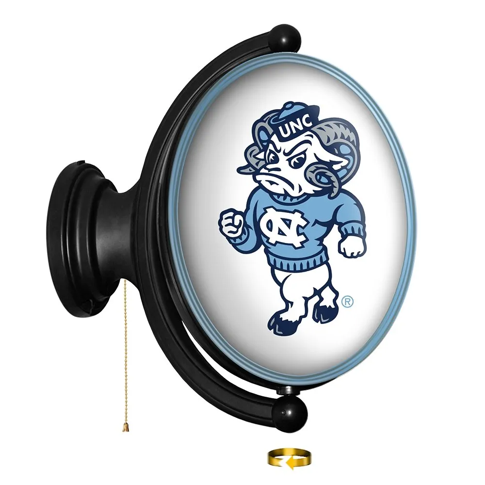 North Carolina Tar Heels: Mascot - Original Oval Rotating Lighted Wall Sign