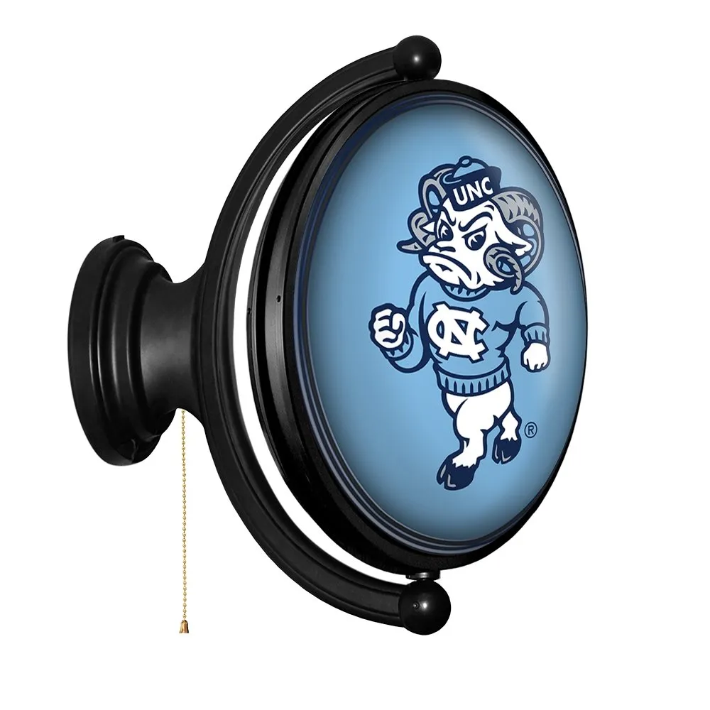 North Carolina Tar Heels: Mascot - Original Oval Rotating Lighted Wall Sign