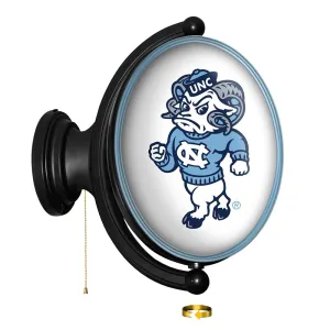 North Carolina Tar Heels: Mascot - Original Oval Rotating Lighted Wall Sign