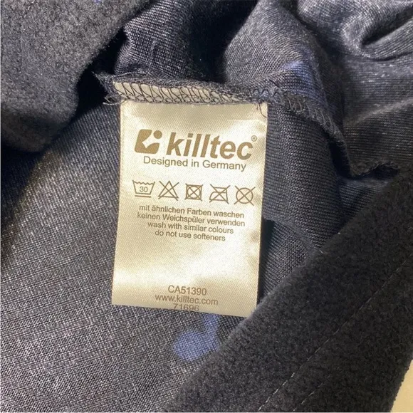 NWT Killtec Microfleece 1/4 Zip-Neck Pullover Jacket
