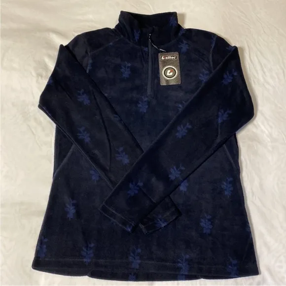 NWT Killtec Microfleece 1/4 Zip-Neck Pullover Jacket
