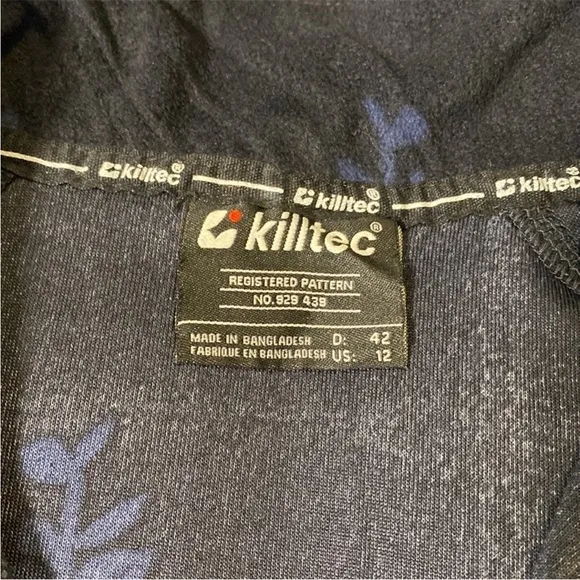NWT Killtec Microfleece 1/4 Zip-Neck Pullover Jacket