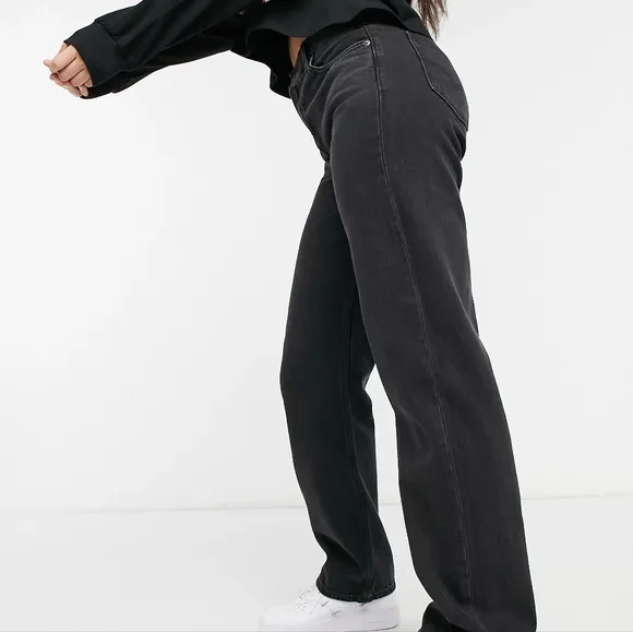 NWT Levi's Premium Black Soul Loose Straight Jeans
