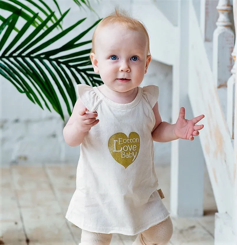 Organic Baby Ruffle Bodysuit: Stylish & Sustainable Onesie