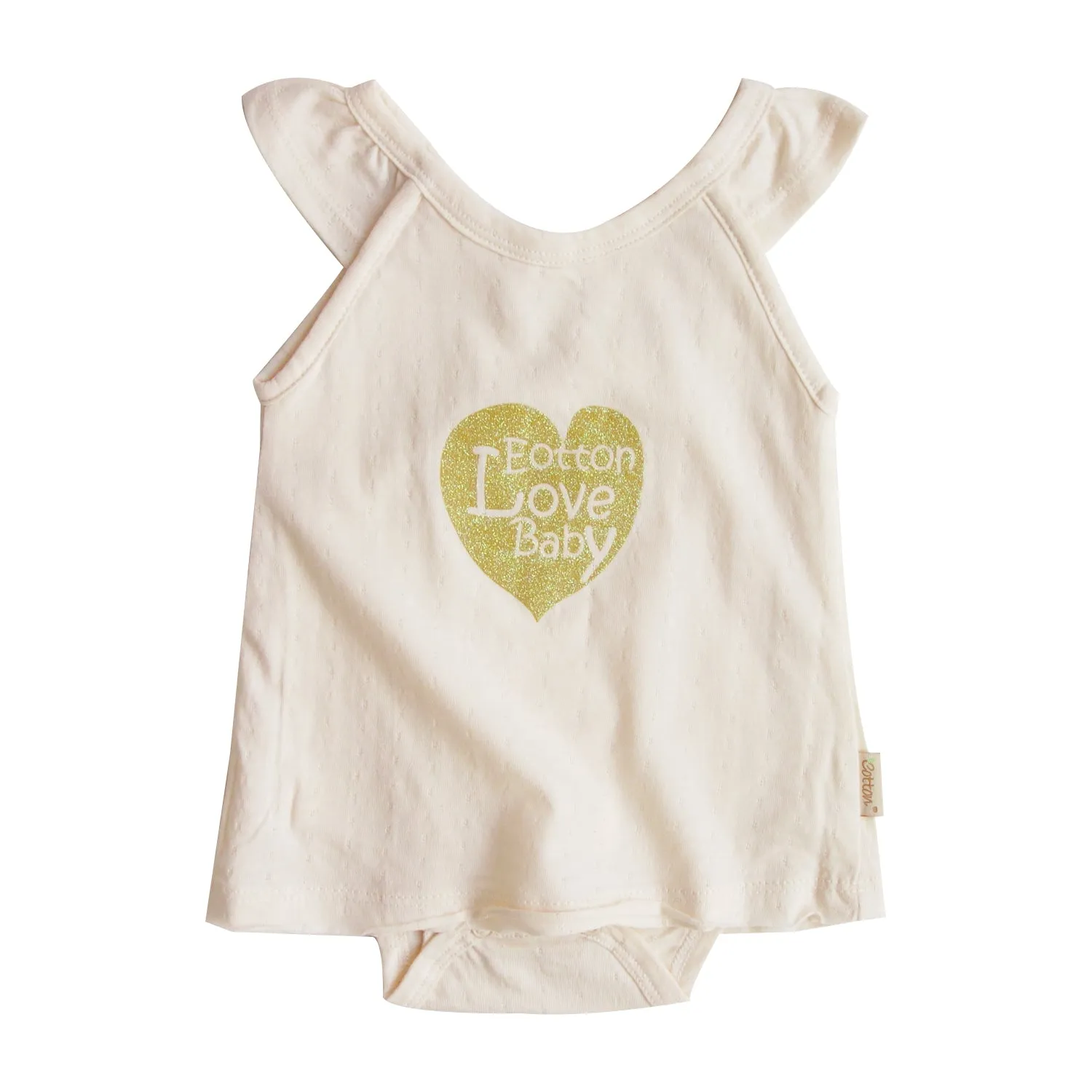 Organic Baby Ruffle Bodysuit: Stylish & Sustainable Onesie