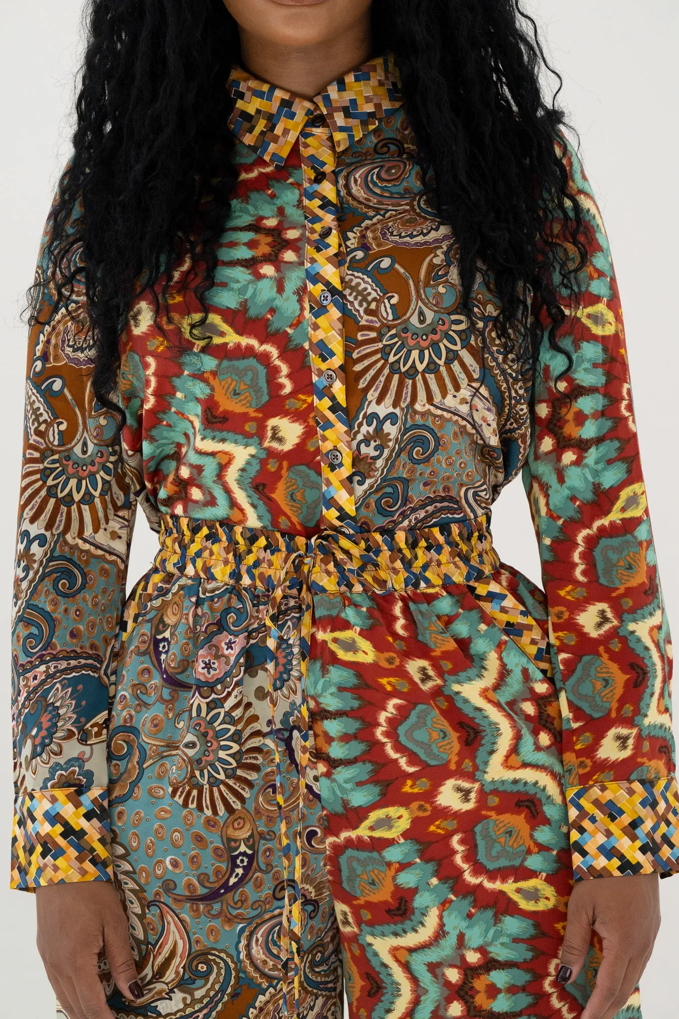 Paisley Button-Up