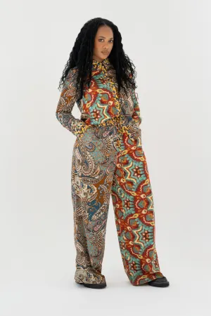 Paisley Button-Up