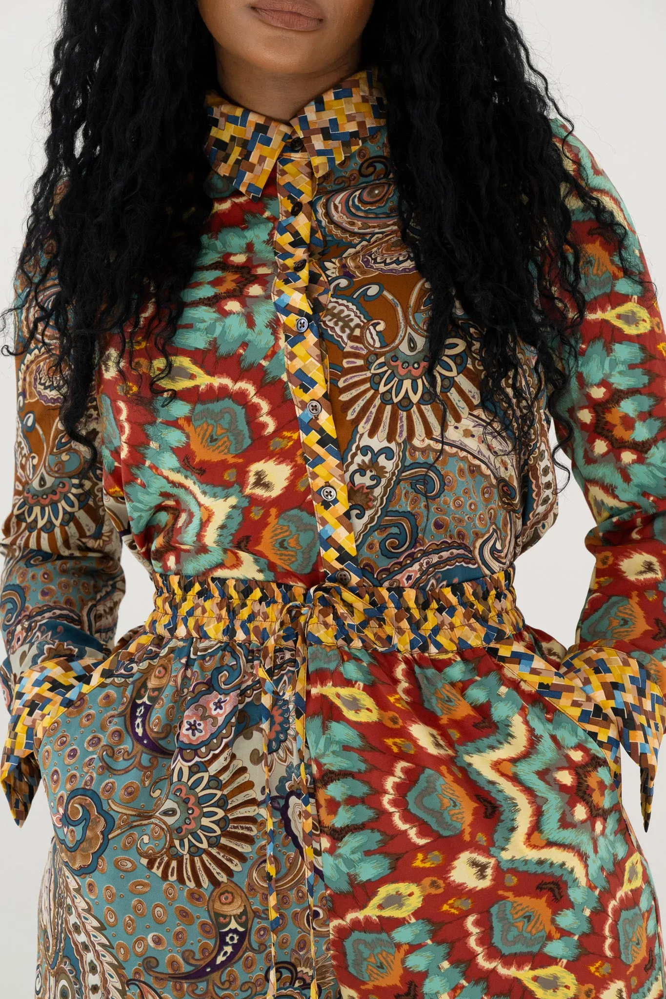 Paisley Button-Up