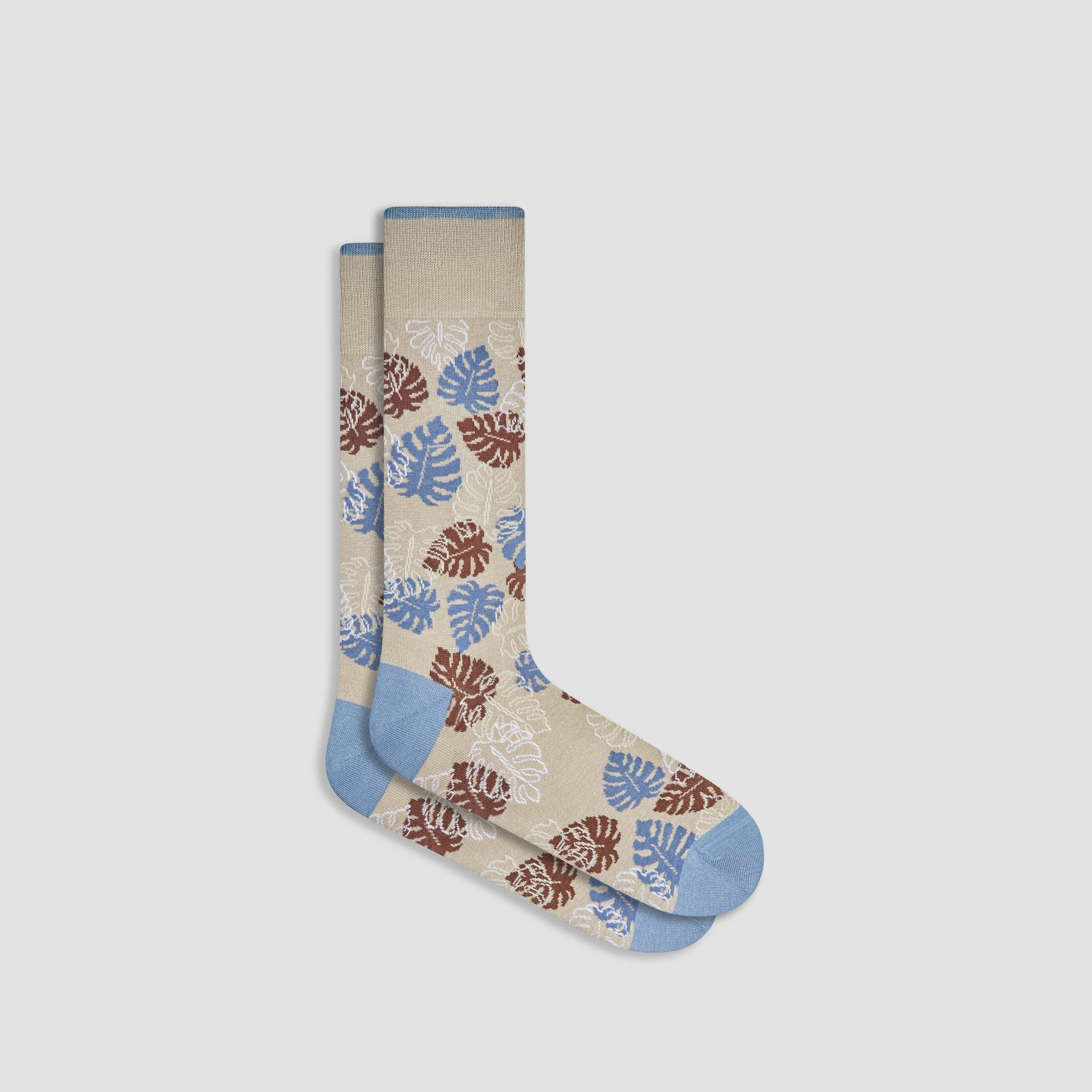 Palm Leaves Mid-Calf Socks