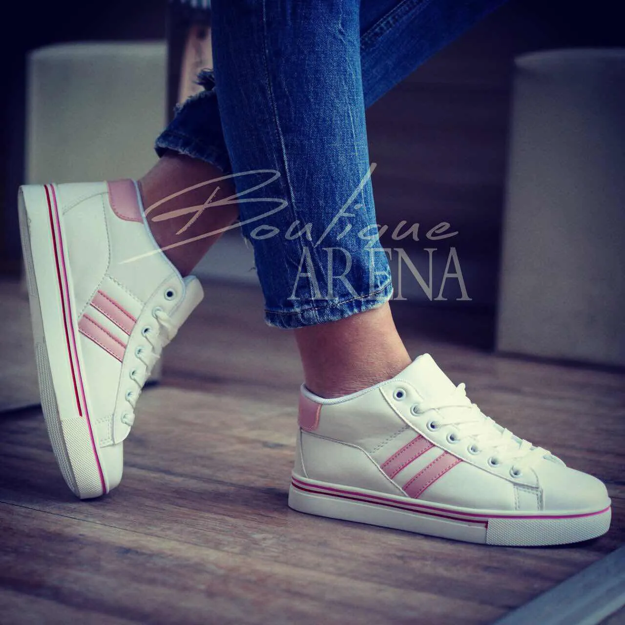 Pantofi sport Aimone albi