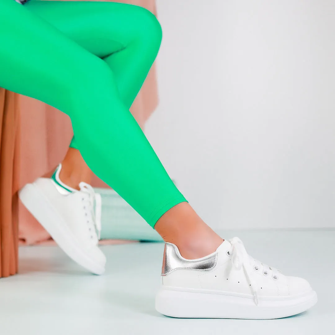 Pantofi sport Ferry - White/Silver