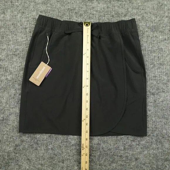 Patagonia Fleetwith Skort Womens Extra Small Black Pockets Outdoors‎ NWT Hiking