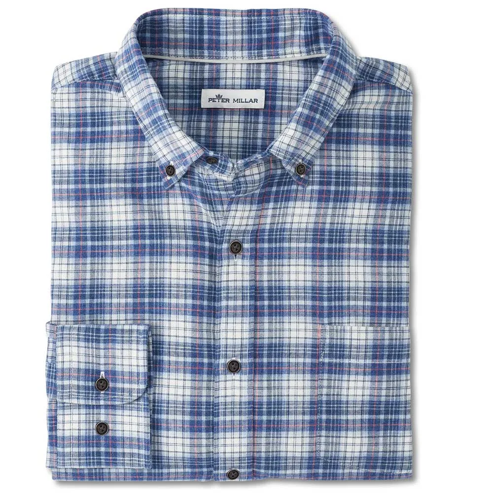 Peter Millar Roaring Rock Cotton Sport Shirt