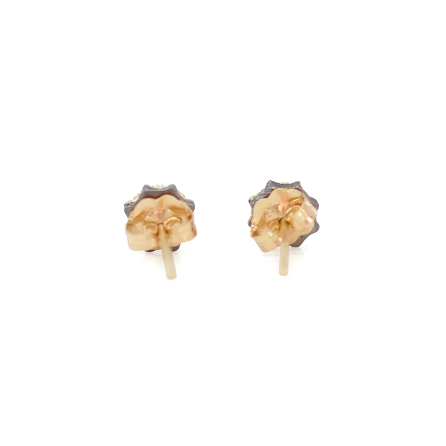 Pointed Halo Stud Earrings