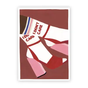 Poster "I Don't Care" - A3